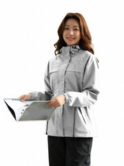Waterproof Windproof Puffer Coat Lightweight Hooded Jacket Women's Outerwear