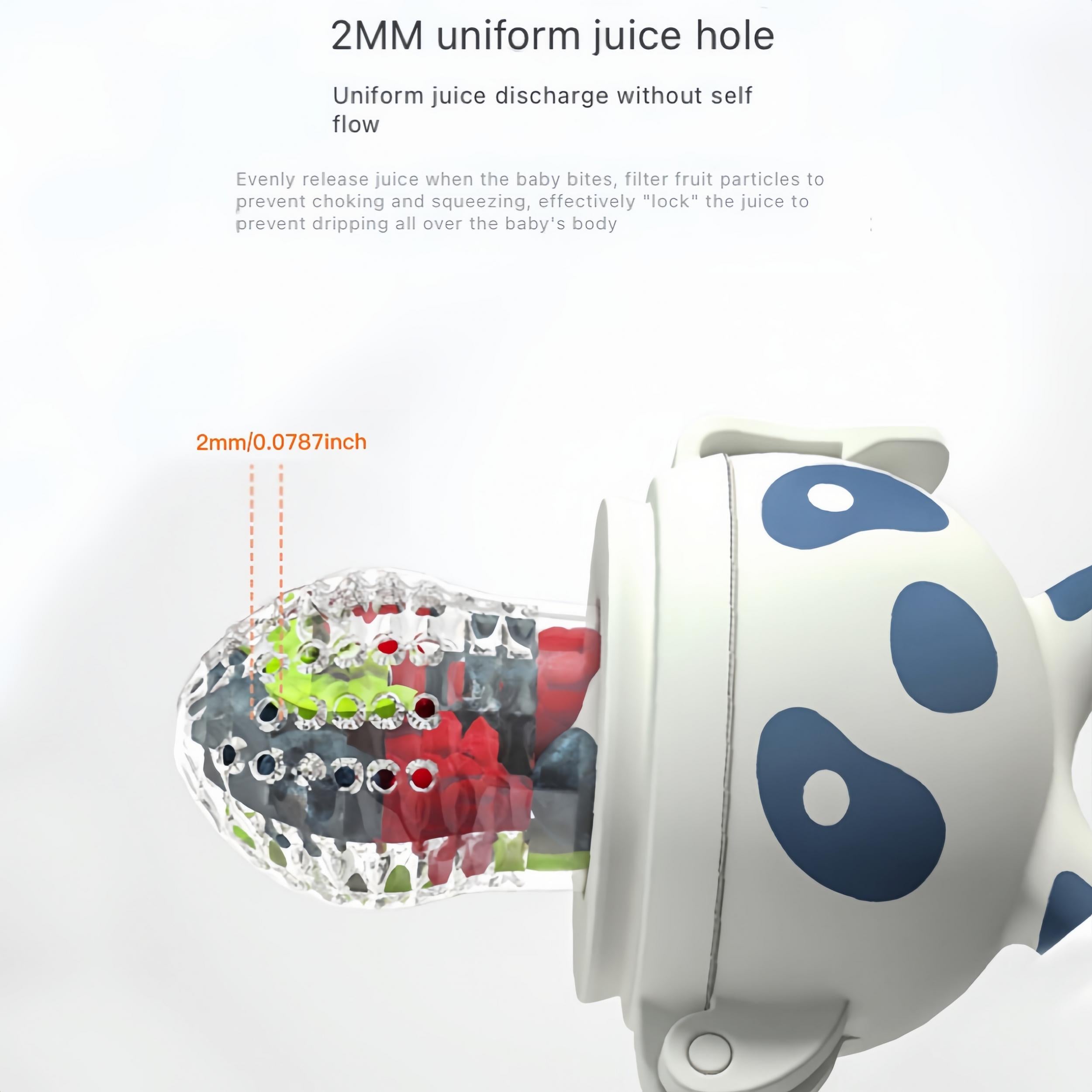 Silicone Mesh Baby Food Biting Bag