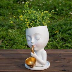 Resin Creative Vase for Stylish Home Decor