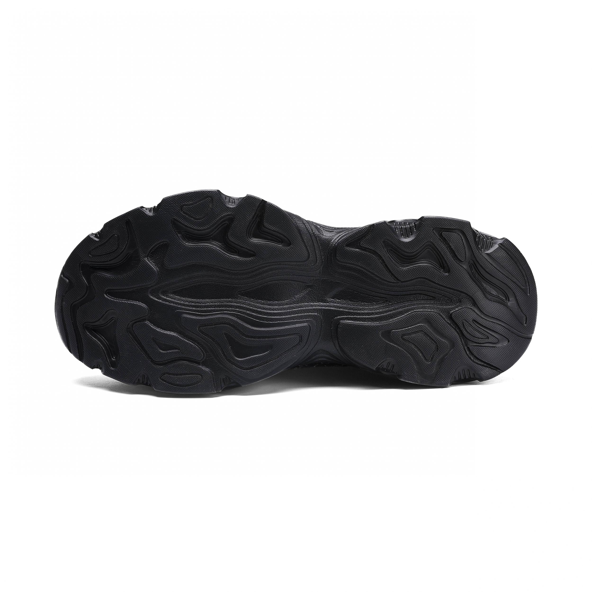 Breathable Running Shoes Elastic Lace Up Woven Casual Sneakers