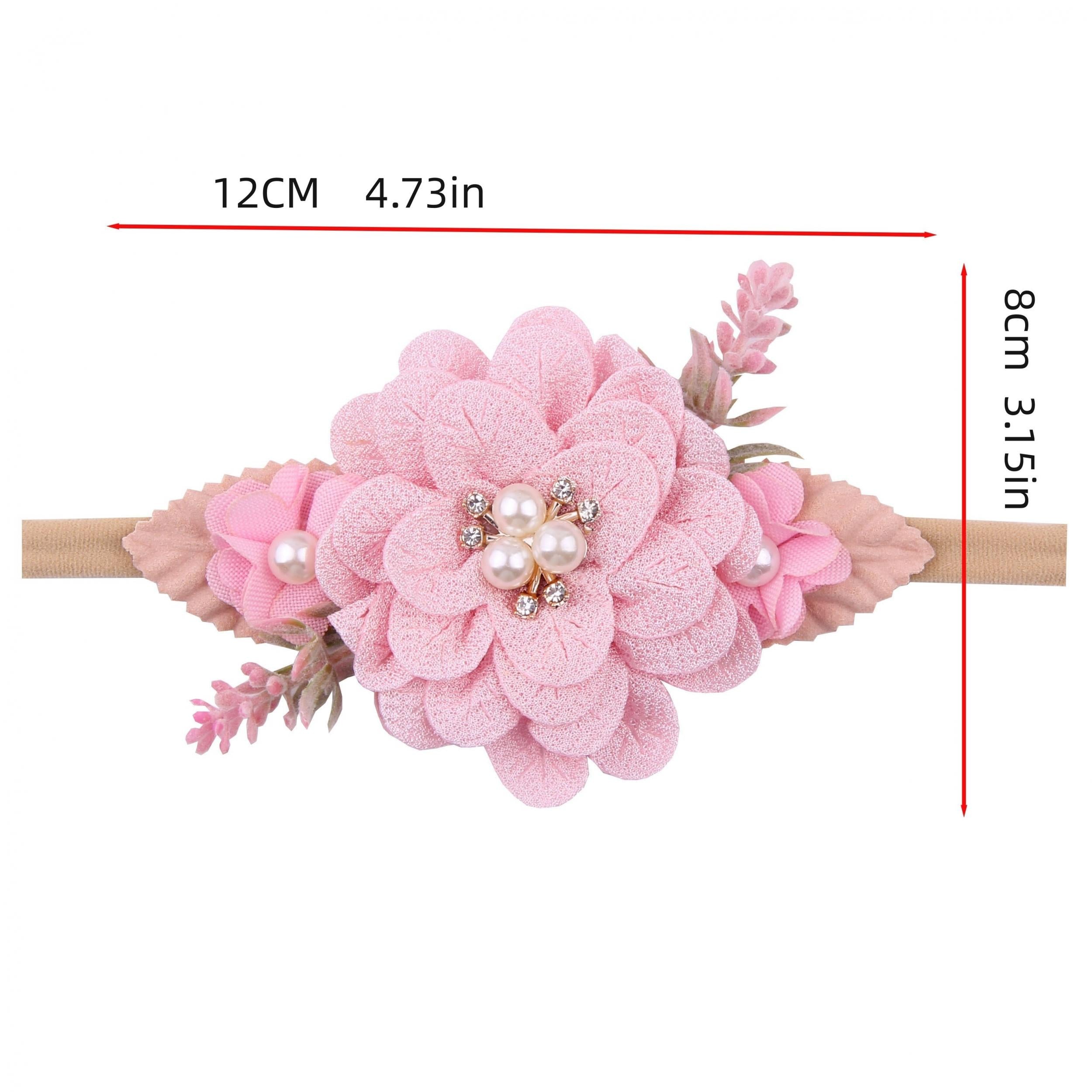 3 Piece Baby Girl Flower Hair Accessory Set