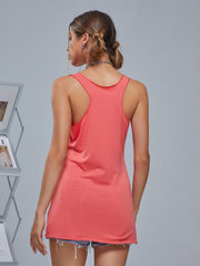 Casual Sports Tank Top Sleeveless Shirts Women's Summer Tops