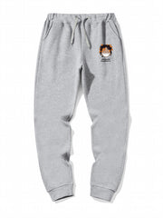 Anime Print Jogger Sweatpants Men's Casual Sport Pants