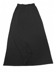High Waist Solid Split Maxi Skirt for Women