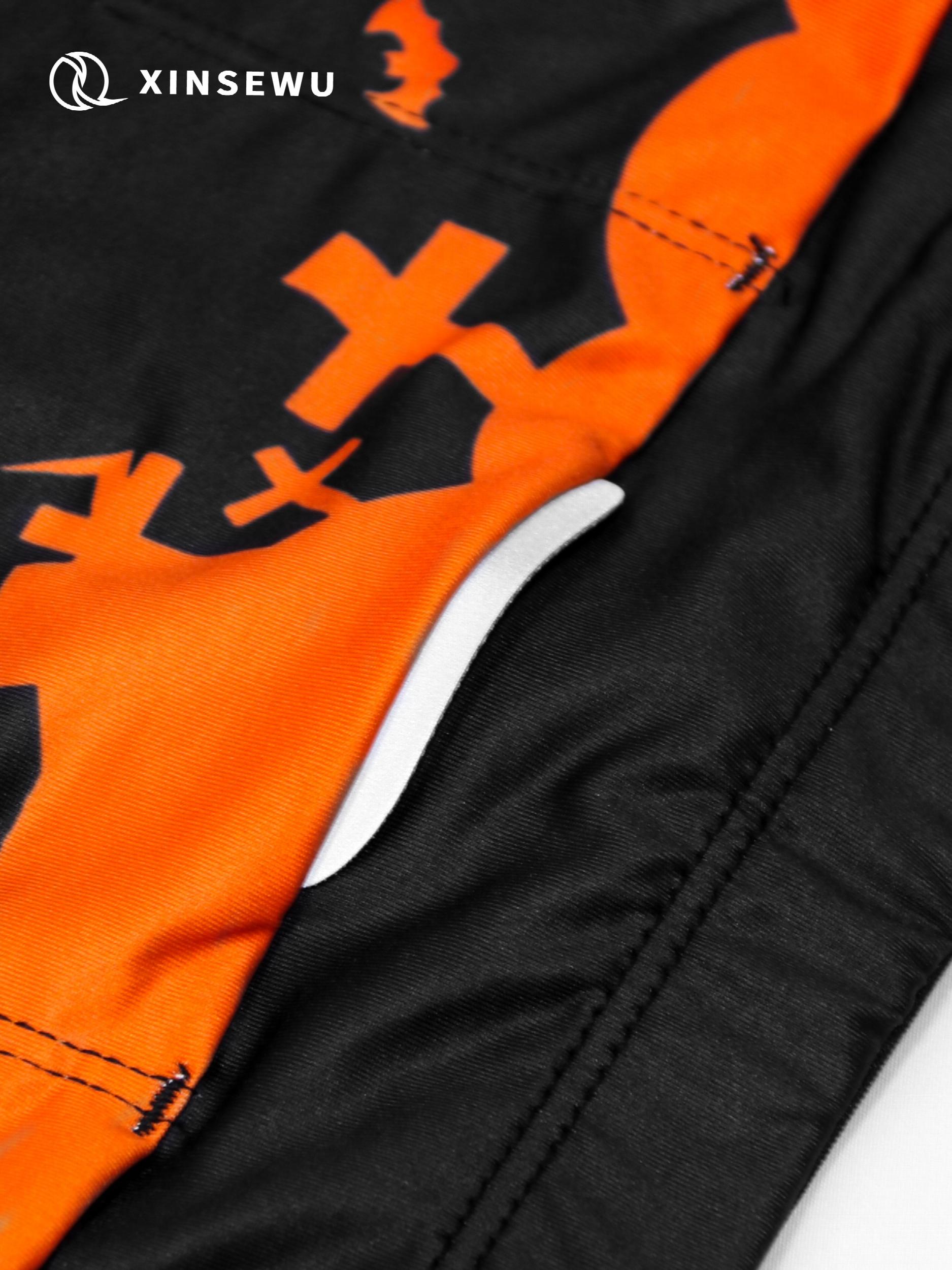 Halloween Spider Web Long Sleeve Cycling Jersey