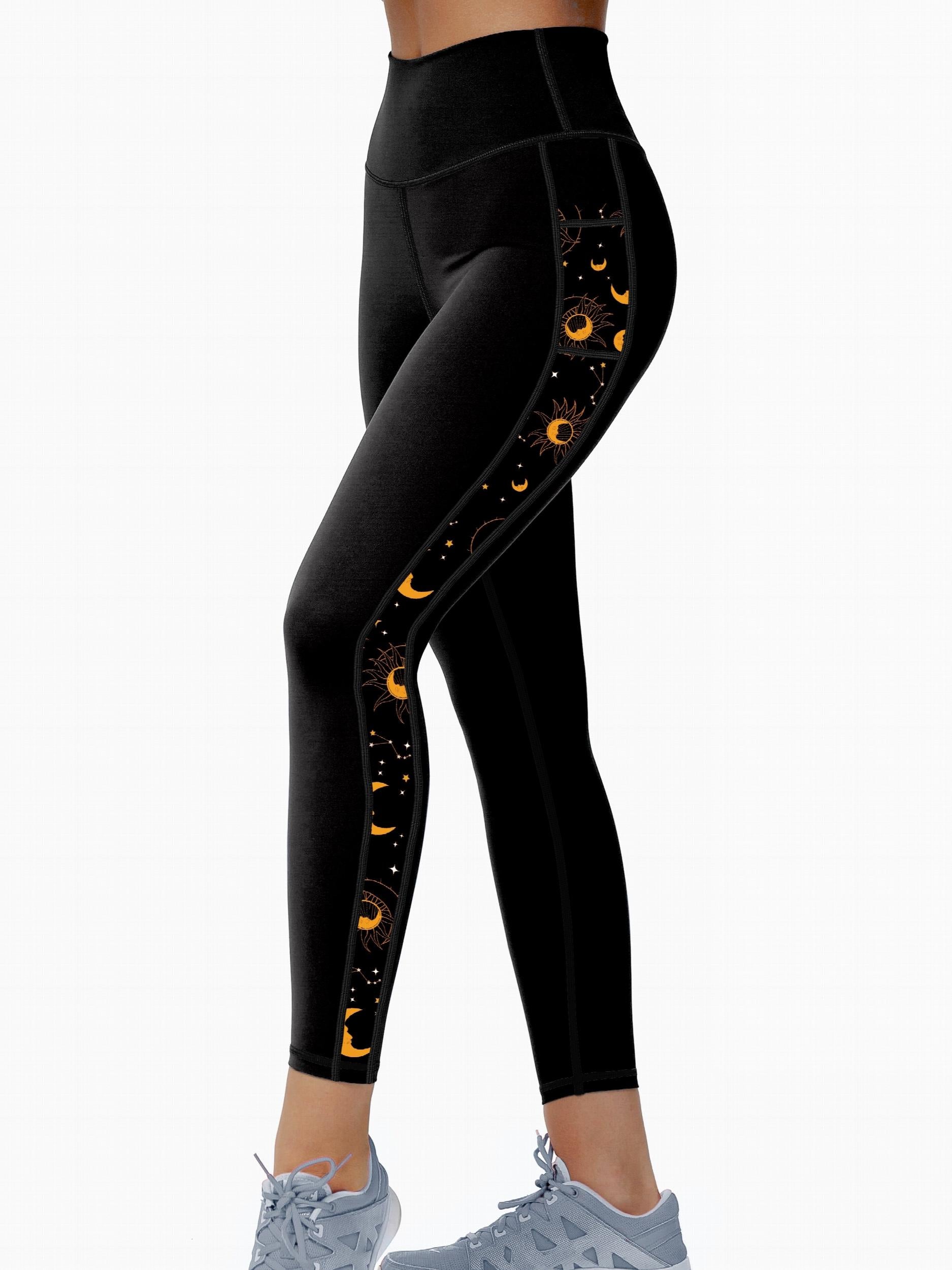 High Waist Slimming Yoga Leggings With Pocket