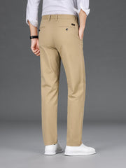 Men's Classic Stretch Dress Pants for Fall Winter Business