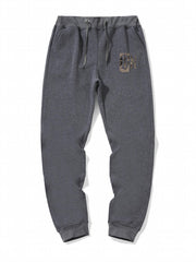 Men's Letter Print Jogger Sweatpants, Drawstring Sport Pants