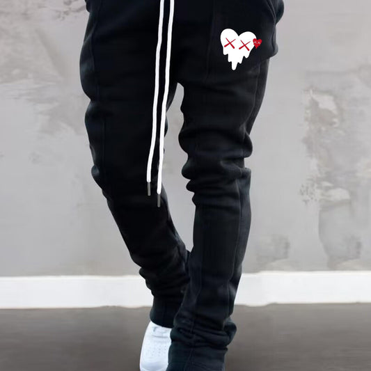 Men's Drawstring Flare Pants