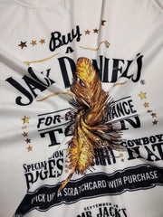Letter And Feather Print Men's Short Sleeve T shirt