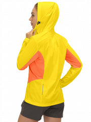 Women's Lightweight Running Jacket w/ Packable Hood