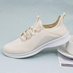 Women's Lightweight Lace Up Running Shoes Low Top Sneakers
