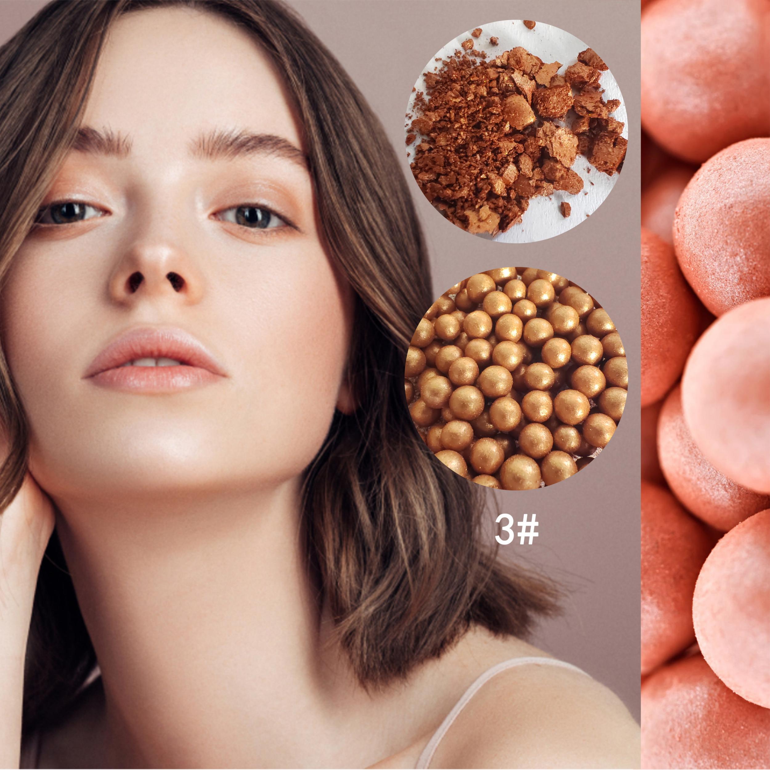 4 Colors Blusher Ball Matte Makeup Long Lasting Lightweight Natural Nude Makeup