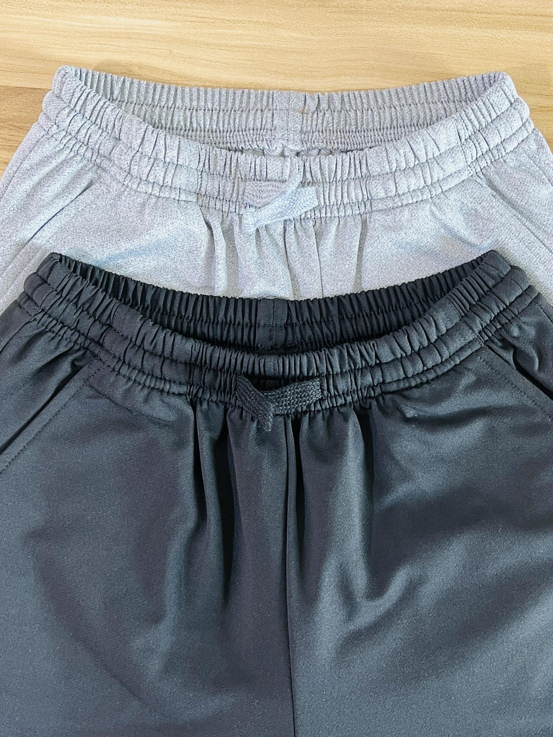2pcs Boys Casual Solid Long Pants for Spring Summer Autumn