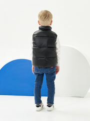 Kids Warm Zip Vest Sleeveless Jacket for Winter