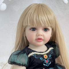 55 88 Cm Full Silicone Vinyl Reborn Doll Waterproof Realistic Princess Doll