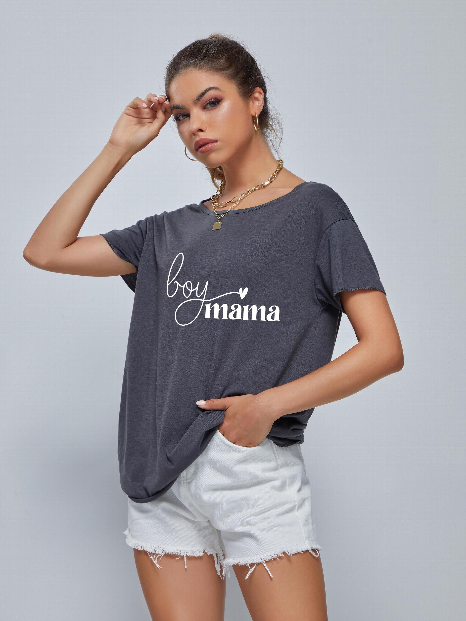 Graphic Casual Sports T-Shirt for Women