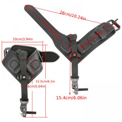 Adjustable Archery Compound Bow Release Aid Trigger w/ Buckle Strap