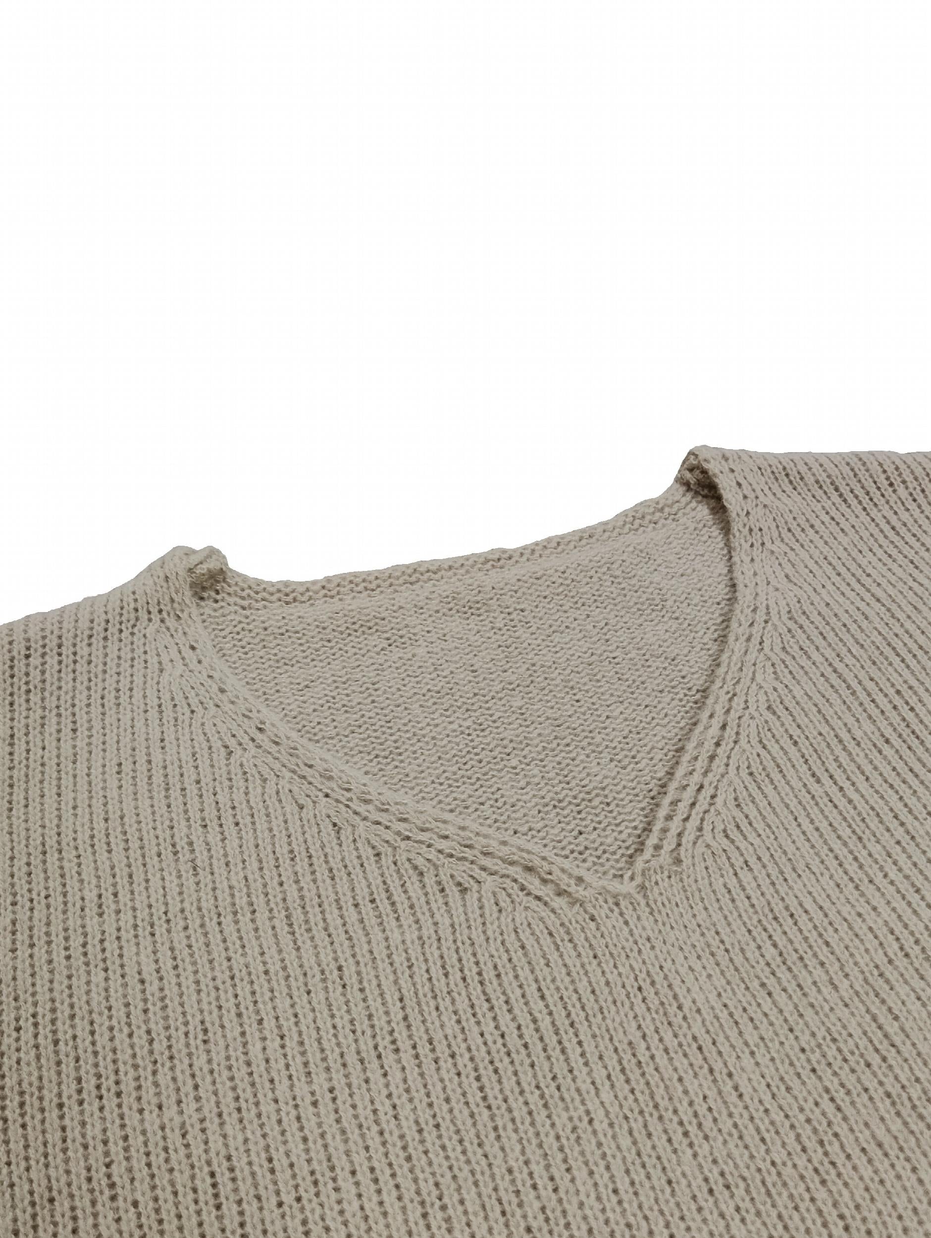 Women's V Neck Casual Sweater