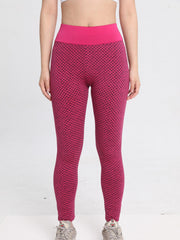 Honeycomb High Waist Yoga Leggings