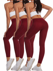 High Waist Butt Lifting Leggings With Pocket - Gym Sports Yoga Pants