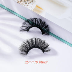 8 Pairs 25mm Cat Eye Fluffy Faux Mink 9D Wispy Lashes
