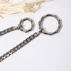 Metal Long Pants Chain Rock Punk Trousers Pants Jeans Chain Men's