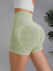 Women's High Waist Running & Yoga Shorts