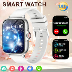 83 inch Touch Screen Sports Smart Watch Wireless Calls Messages Dial Wallpaper