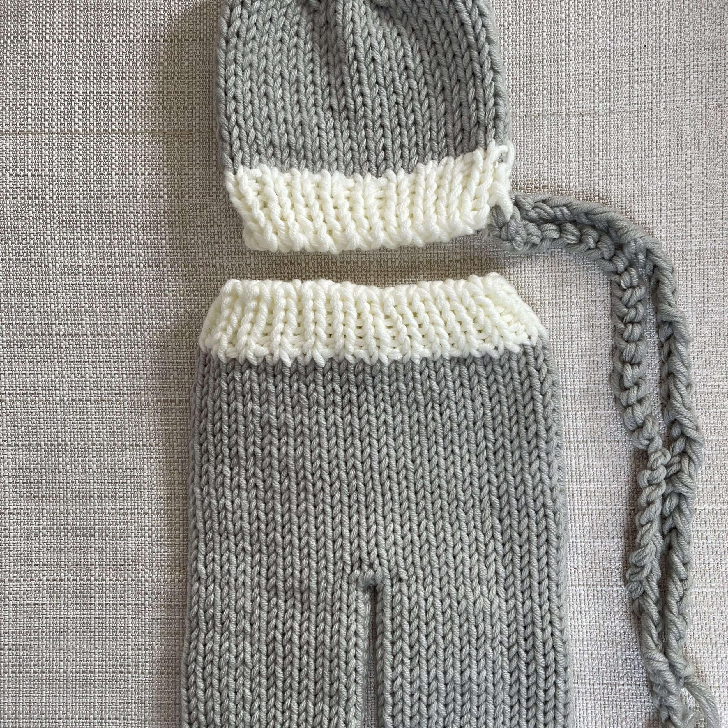 Newborn Baby Cartoon Hat Set Crochet Knitted Beanie Cap