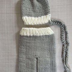 Newborn Baby Cartoon Hat Set Crochet Knitted Beanie Cap