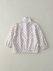 Baby Girls Cartoon Floral Long Sleeve Coat