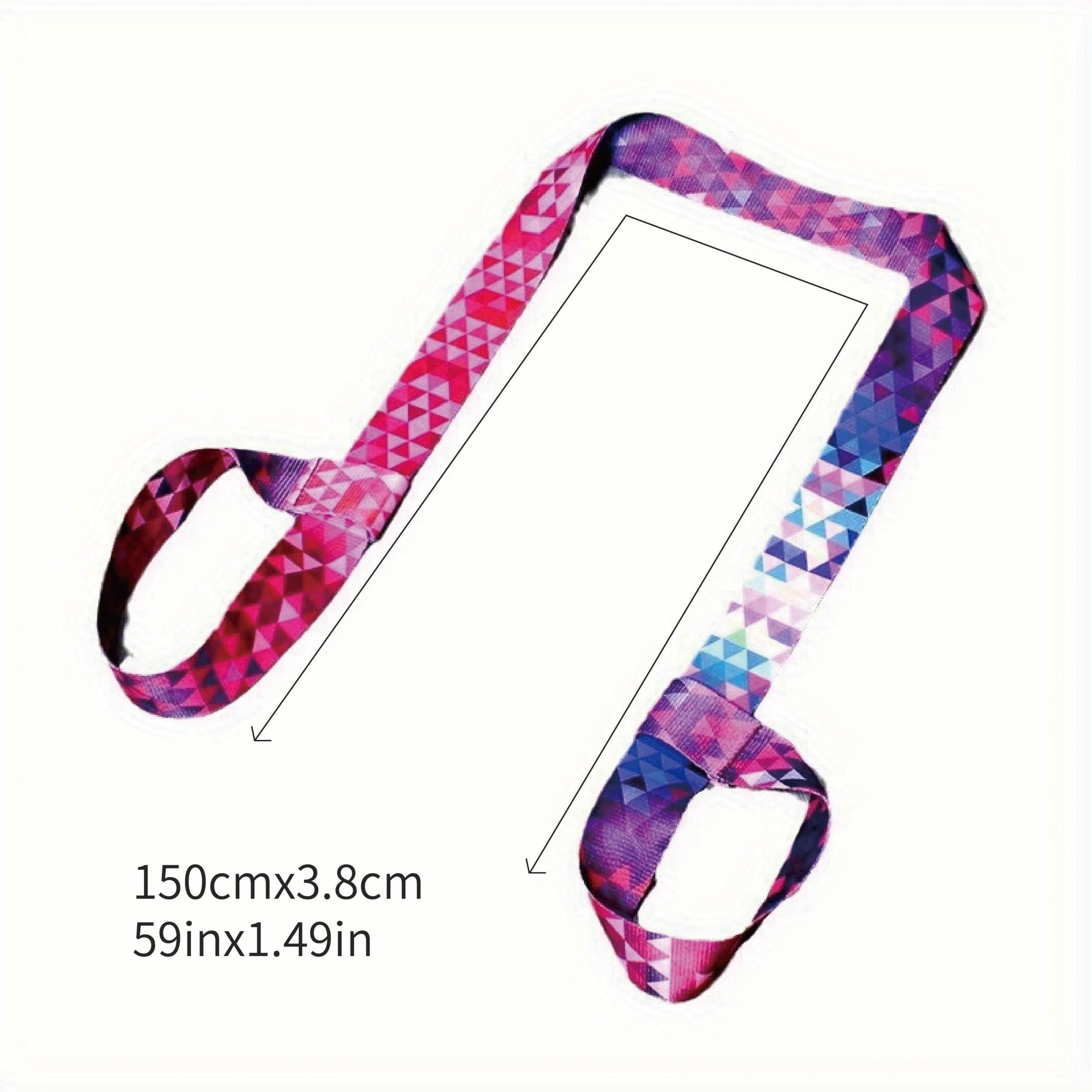 Printed Yoga Mat Storage Strap Colorful Yoga Mat Binding Belt