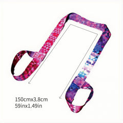Printed Yoga Mat Storage Strap Colorful Yoga Mat Binding Belt