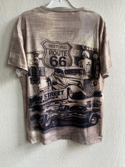 Route 167 & Classic Car Print Men's Short Sleeve T-shirt