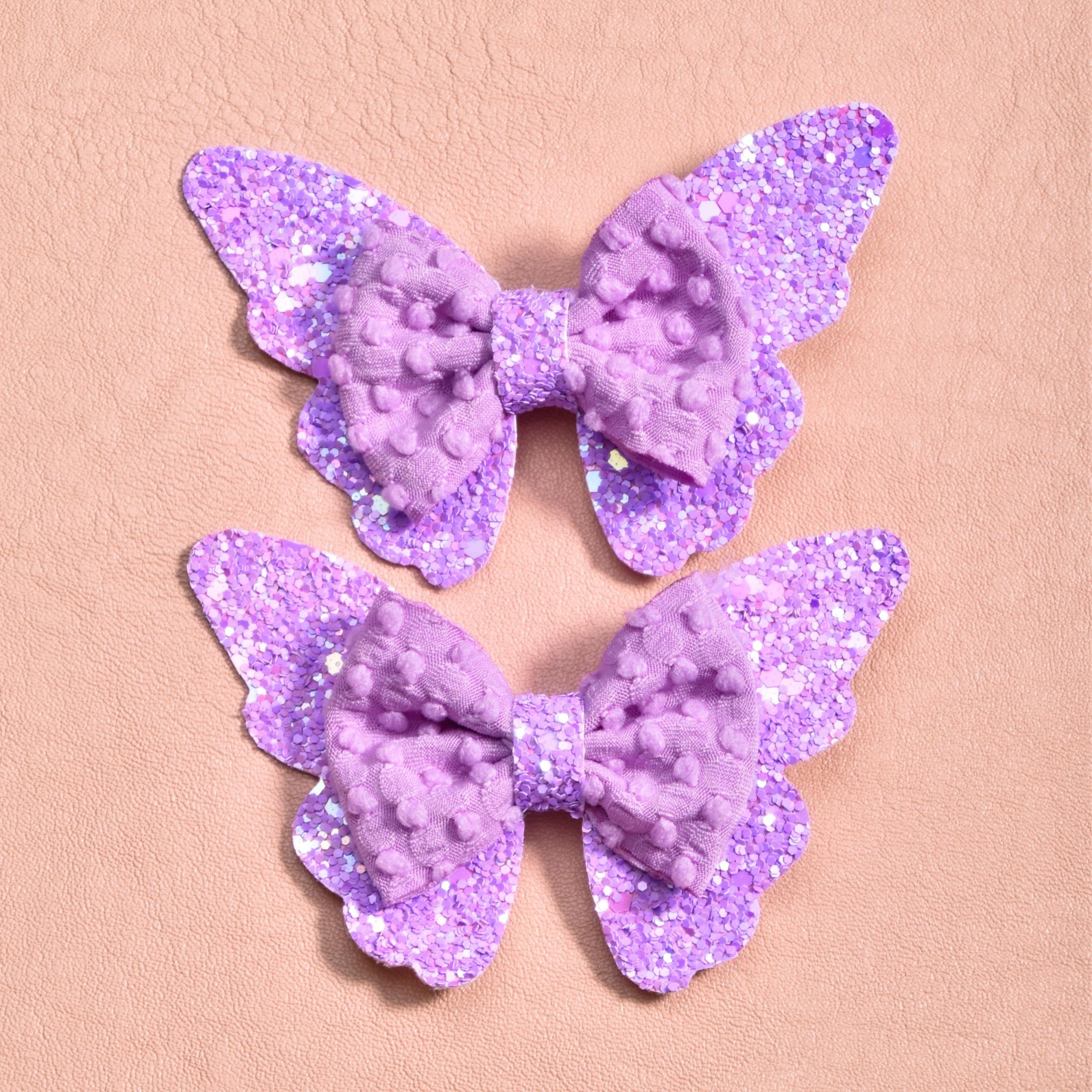 2pcs Butterfly Bowknot Hair Clip Hair Accessories