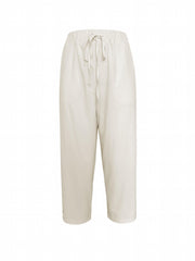 Solid Drawstring Pants with Pockets