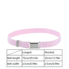 Stretch Belt for Jeans Pants Elastic Adjustable Buckle Belt
