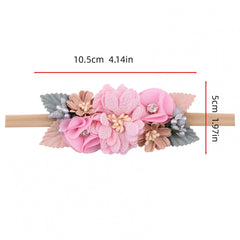 3 Piece Baby Girl Flower Hair Accessory Set
