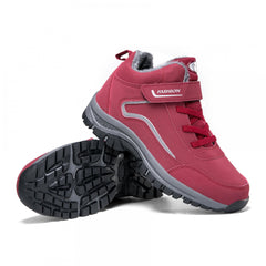 Fur Lined Slip On Thermal Snow Shoes - Keep Warm