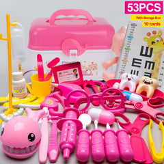 Kids Doctor Playset Pretend Medical Kit for Toddlers Educational Toy