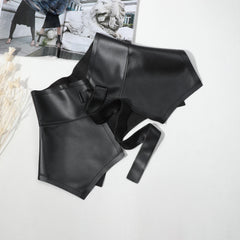 Lace up Cinch Belt Bowknot Wide Corset Waistband Adjustable Skirt Belt