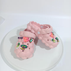 Boys Cartoon Charm House Shoes Lightweight Anti-Slip Clogs
