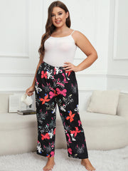 Butterfly Print Wide Leg Lounge Pants