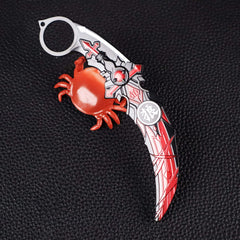 Mini Sword Keychain Alloy Weapon Model Unsharpened Blade Pendant Collectible