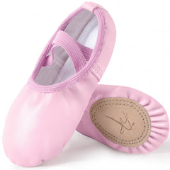 Girls' Split Sole Ballet Shoes - Comfortable and Durable - Toddler to Big Kid