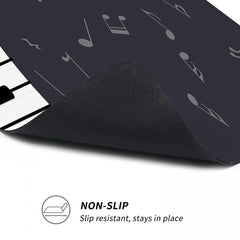 Fun Piano Printed Stair Mat Non-slip Home Decoration Mat