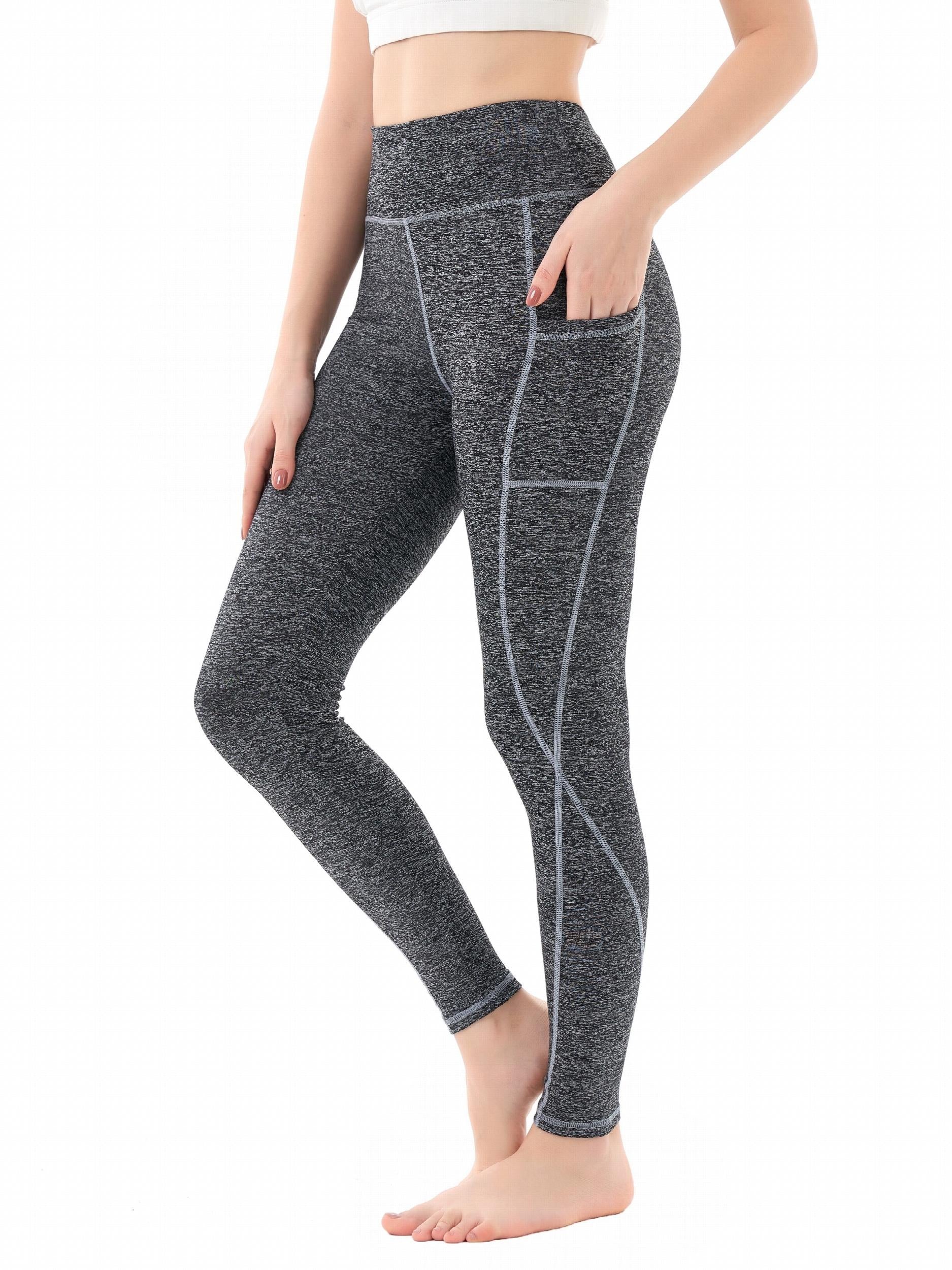 Women's High Waist Yoga Pants with Pockets Tummy Control Workout Leggings