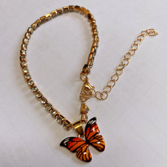 Butterfly Anklet Stackable Bangle Sweet Feet Jewelry