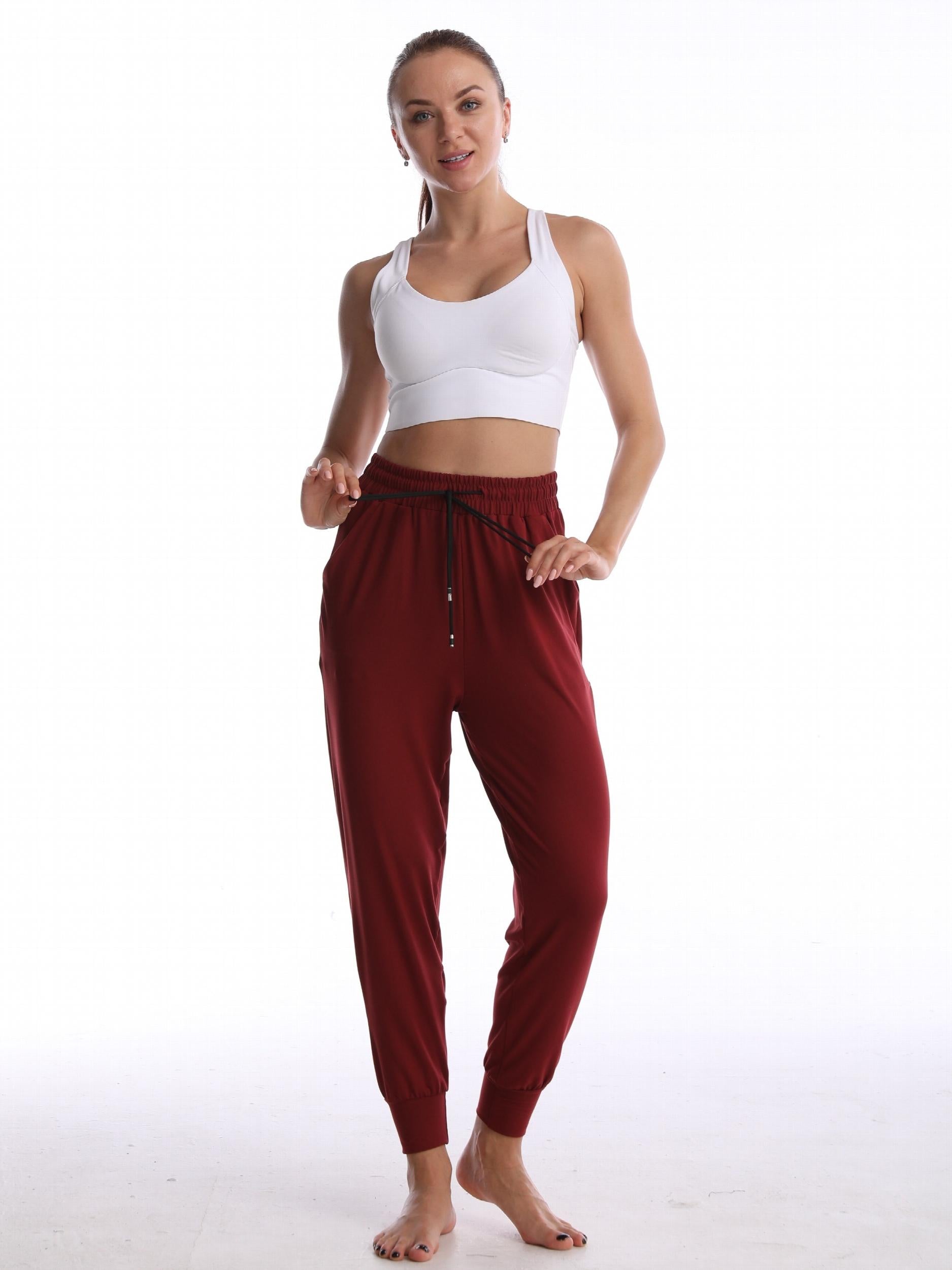 Women's Baggy Yoga Pants w/ Pockets - Comfortable & Stylish Activewear